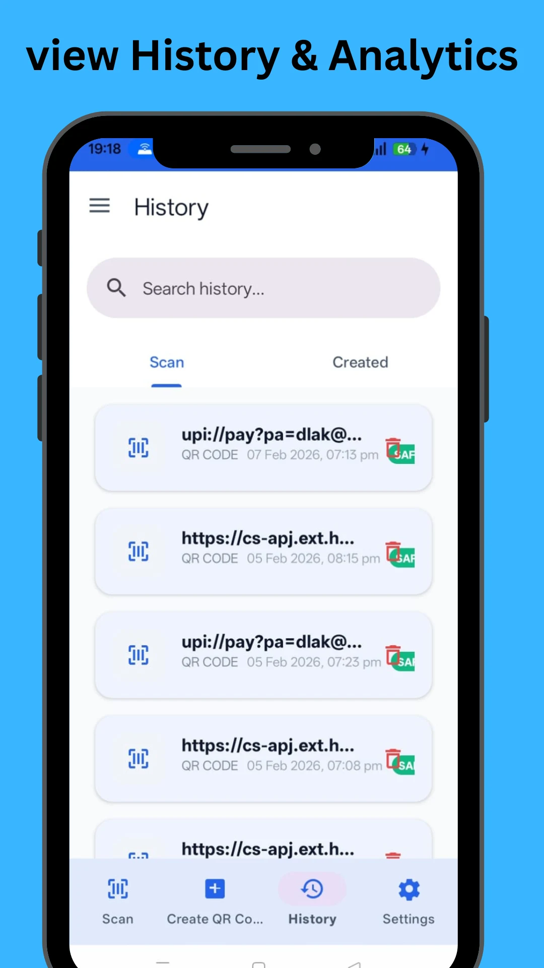 QR Code Scanner & Generator screenshot