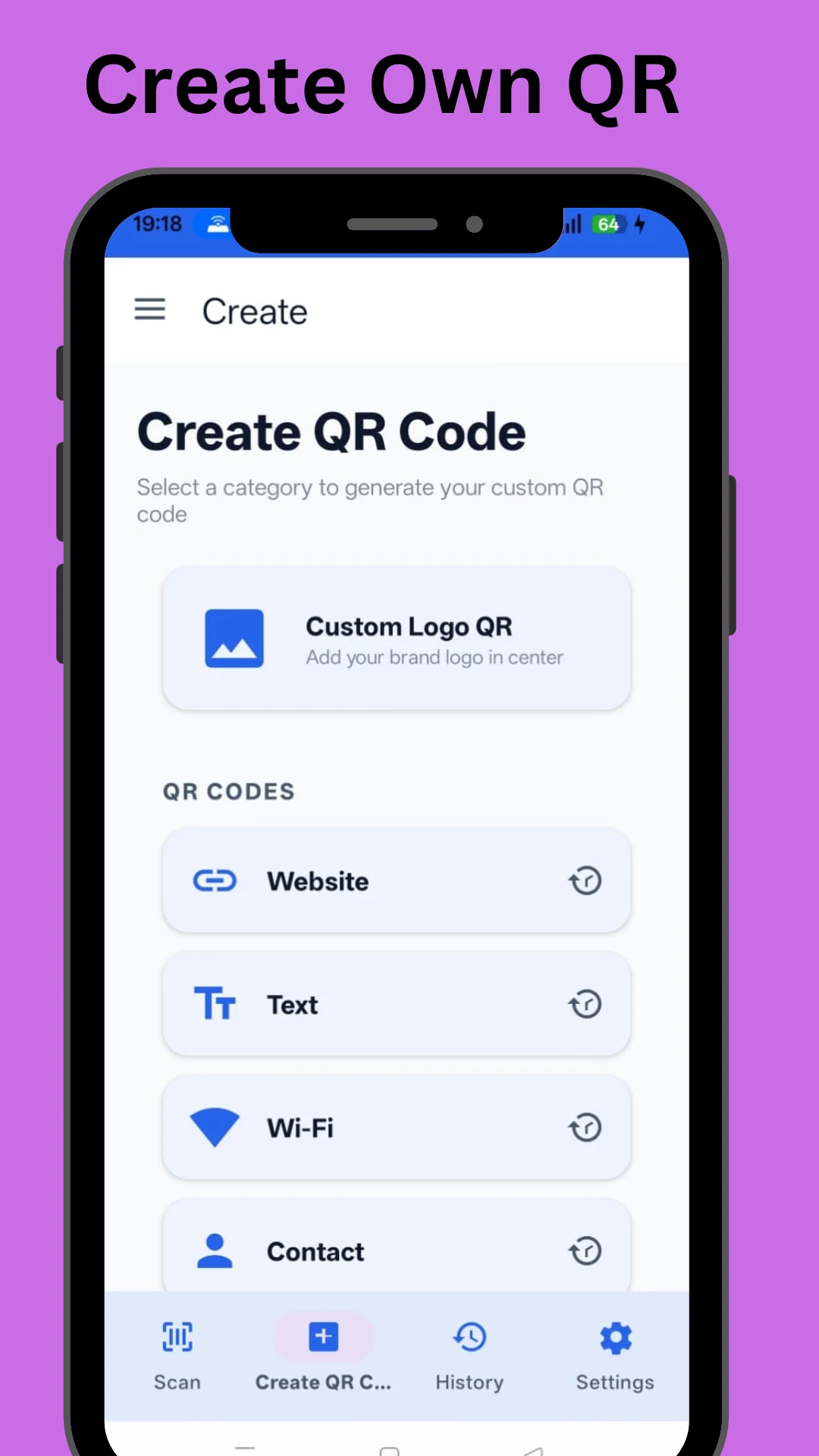 QR Code Scanner & Generator screenshot