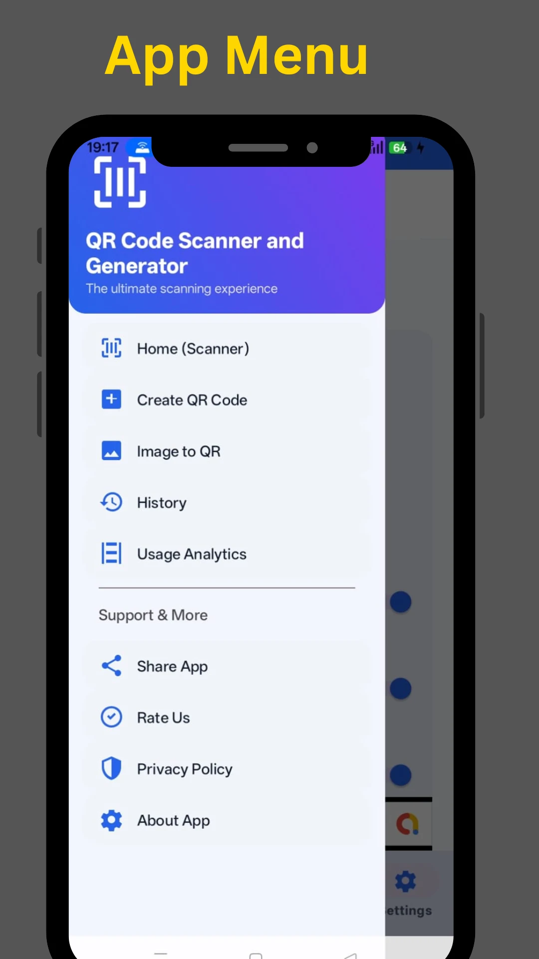 QR Code Scanner & Generator screenshot